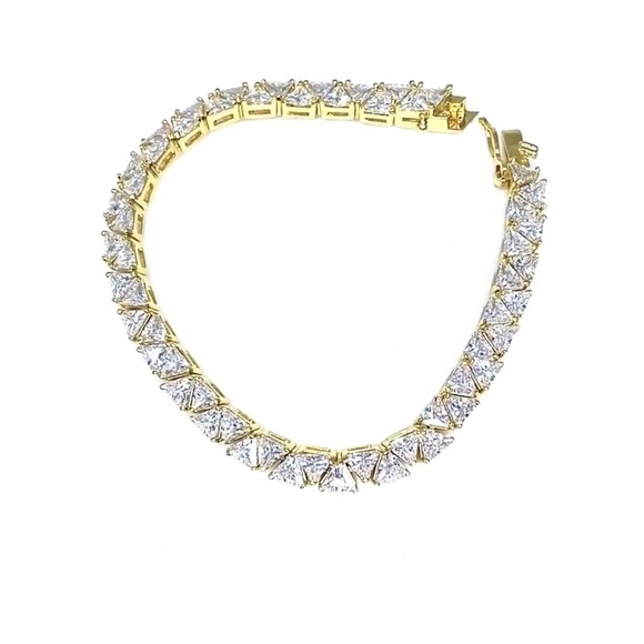 46ct Trillion Tennis Bracelet - Picture 4 of 14